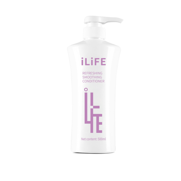 (Кол-во в коробке 20 шт ) iLiFE Очищающий и разглаживающий кондиционер, 500 мл