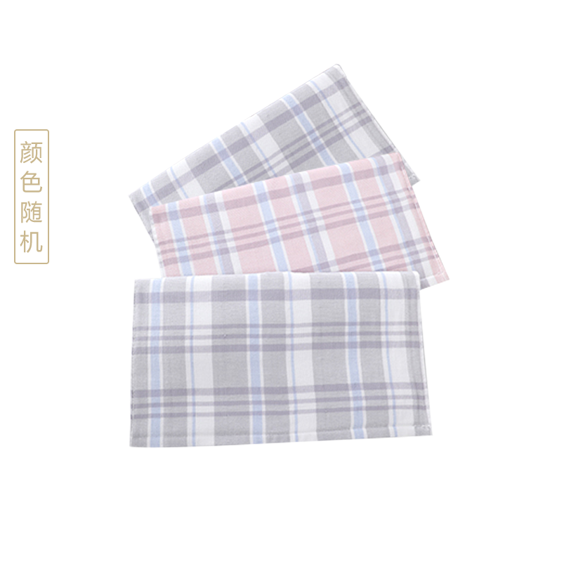 (Кол-во в коробке 60 шт) Kardli Двухстороннее клетчатое квадратное полотенце/тройная упаковка