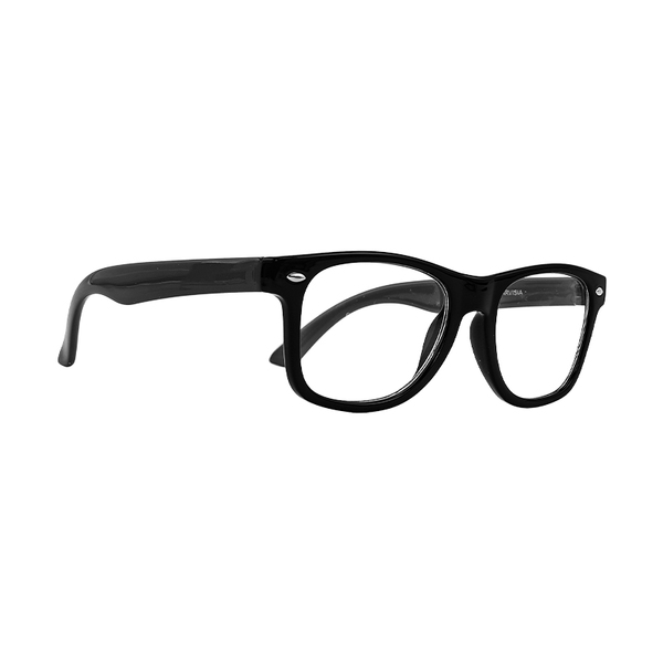 (Кол-во в коробке 40 шт) MARVISIA Детские очки с защитой от синевы с отрицательными ионами F26 ярко-черного цвета