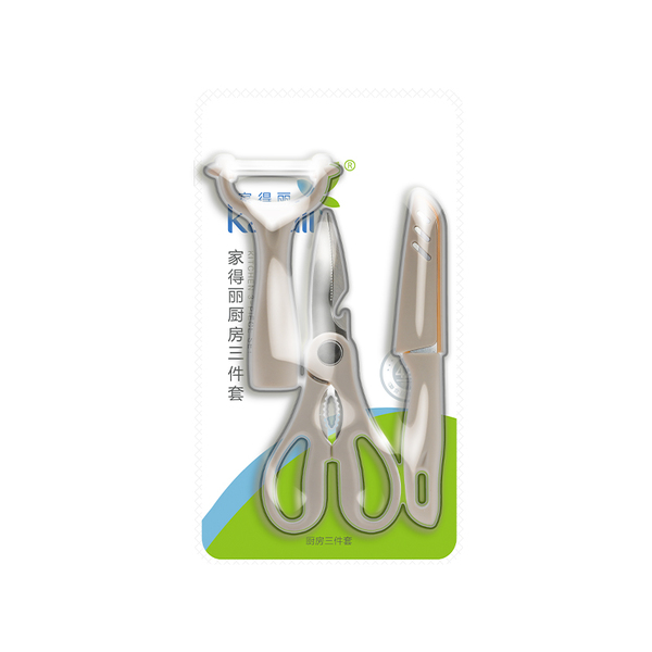 (Кол-во в коробке 60 шт) KADRLI Кухонный набор из трех частей