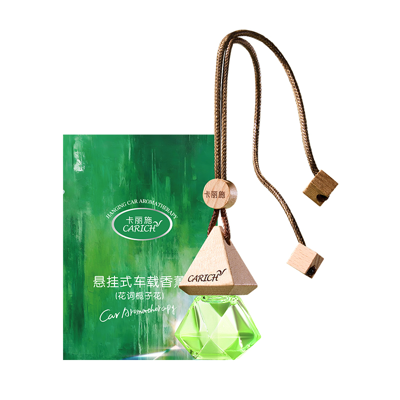 (Кол-во в коробке 60 шт) Carich подвесная автомобильная ароматерапия 8мл/Цветок гардении