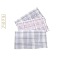 (Кол-во в коробке 60 шт) Kardli Двухстороннее клетчатое квадратное полотенце/тройная упаковка
